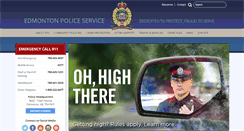 Desktop Screenshot of edmontonpolice.ca
